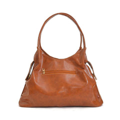 Miami Leather Shoulder Bag, Brown