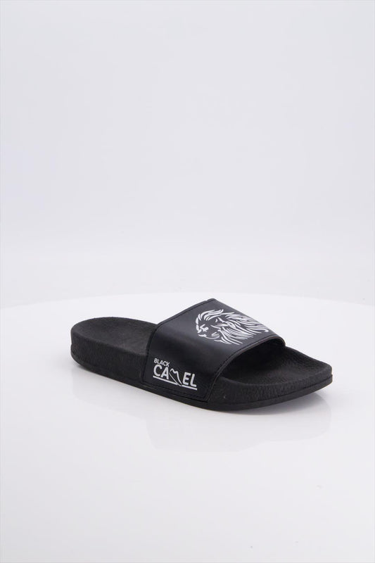 Black Camel Slipper (Cheetah Black-304 )