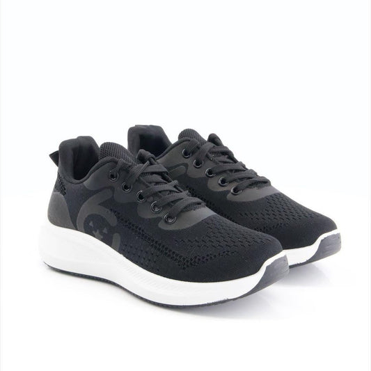 Ladies High Sole Sneakers 613, Black