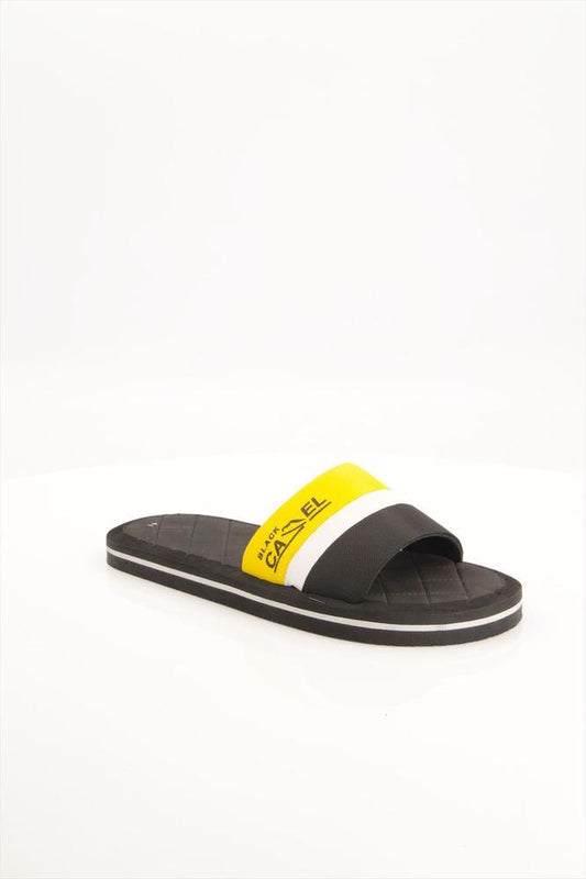 Black Camel 003 Comfort Slide - Yellow