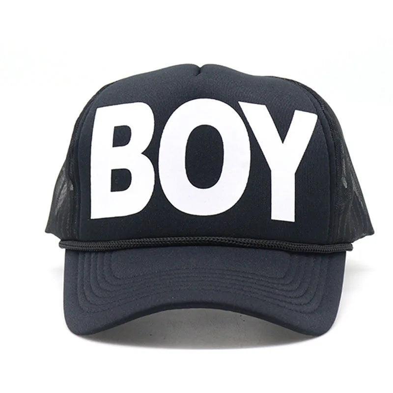 Deosi-Black Boy Net Cap