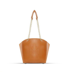 BagX - Claire Brown PU Leather Totebag, Brown