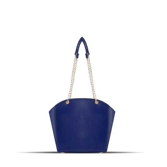 BagX - Claire Blue PU Leather Totebag, Blue