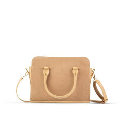 BagX - Urban Suede Beige PU Leather Shoulderbag, Beige