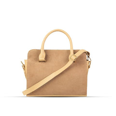 BagX - Urban Suede Beige PU Leather Shoulderbag, Beige