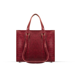 BagX - Zara 2 Pcs Maroon PU Leather Totebag, Maroon