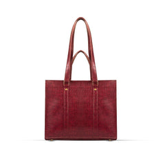 BagX - Zara 2 Pcs Maroon PU Leather Totebag, Maroon