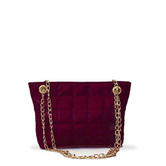 BagX - Oslo Maroon PU Leather Crossbody, Maroon