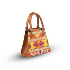 BagX - Mexicano PU Leather Handbag, Multicolor