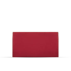 BagX - Kiwi Maroon PU Leather Clutch, Maroon