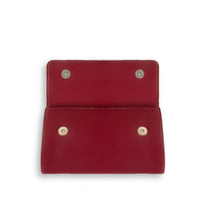 BagX - Kiwi Maroon PU Leather Clutch, Maroon