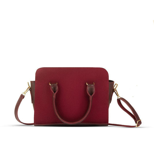 BagX - Urban Maroon PU Leather Shoulderbag, Maroon