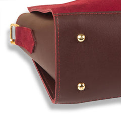 BagX - Urban Maroon PU Leather Shoulderbag, Maroon