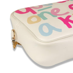 BagX - One Of A Kind PU Leather Crossbody, White