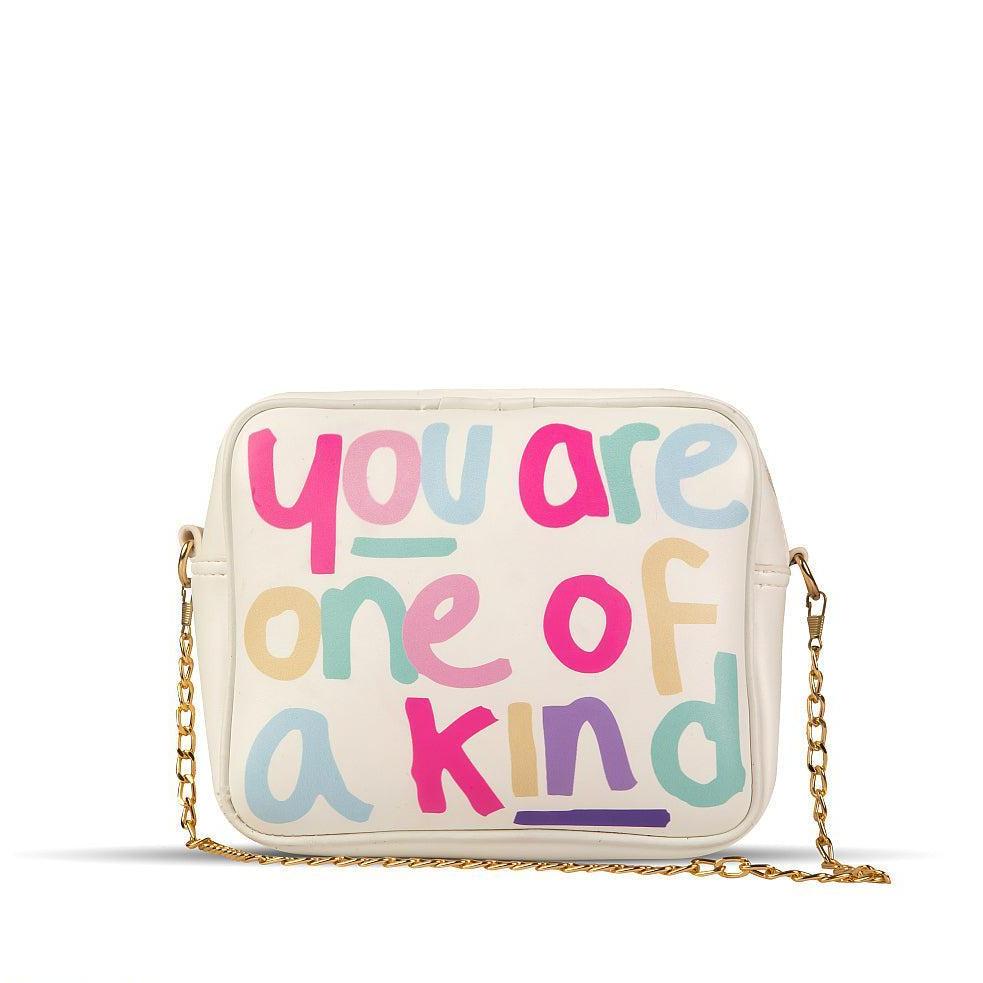 BagX - One Of A Kind PU Leather Crossbody, White