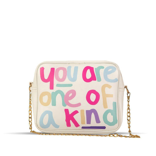 BagX - One Of A Kind PU Leather Crossbody, White