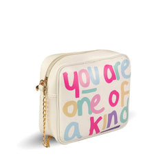 BagX - One Of A Kind PU Leather Crossbody, White