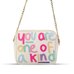 BagX - One Of A Kind PU Leather Crossbody, White