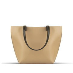 BagX - Celeste Beige PU Leather Totebag, Beige