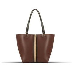 BagX - Celeste Choco PU Leather Totebag, Choco