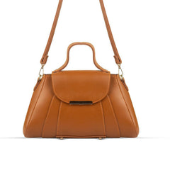 BagX - Opal Brown PU Leather Shoulderbag, Brown