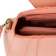 BagX - Opal Pink PU Leather Shoulderbag, Pink