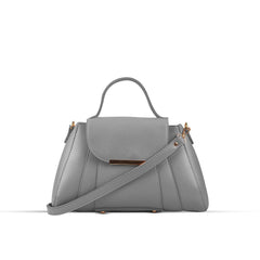 BagX - Opal Grey PU Leather Shoulderbag, Grey