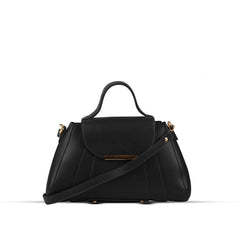 BagX - Opal Black PU Leather Shoulderbag, Black