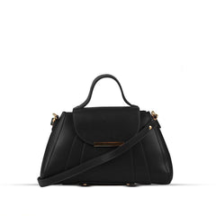 BagX - Opal Black PU Leather Shoulderbag, Black