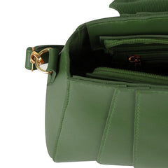 BagX - Opal Green PU Leather Shoulderbag, Green