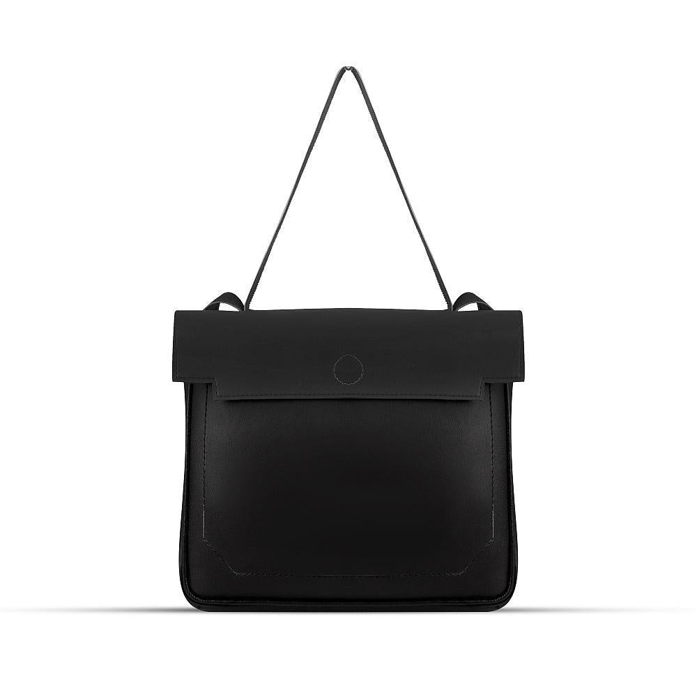 BagX - Aurora Black PU Leather Shoulderbag, Black