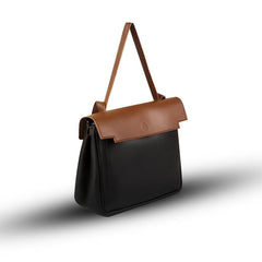 BagX - Aurora Brown PU Leather Shoulderbag, Brown