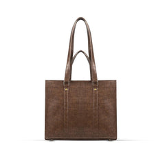 BagX - Zara 2 Pcs Choco PU Leather Totebag, Brown