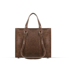 BagX - Zara 2 Pcs Choco PU Leather Totebag, Brown