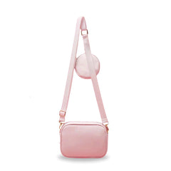 BagX - Aura Prime Pink PU Leather Crossbody, Pink