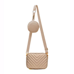 BagX - Aura Prime Beige PU Leather Crossbody, Beige