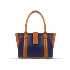 BagX - Coral Blue PU Leather Shoulderbag, Blue