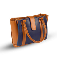 BagX - Coral Blue PU Leather Shoulderbag, Blue