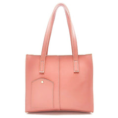 BagX -Tina Pink PU Leather Totebag, Pink