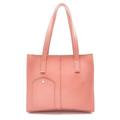 BagX -Tina Pink PU Leather Totebag, Pink