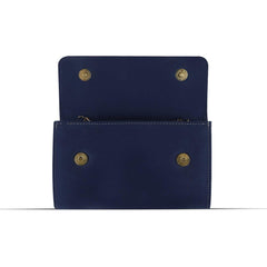 BagX - Kiwi Blue PU Leather Clutch, Blue