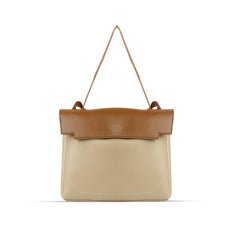 BagX - Aurora Beige PU Leather Shoulderbag, Beige