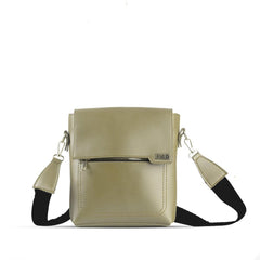 BagX - Quest Beige PU Leather Crossbody, Beige