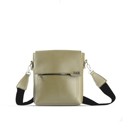 BagX - Quest Beige PU Leather Crossbody, Beige