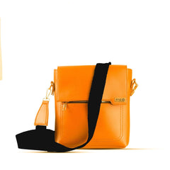 BagX - Quest Yellow PU Leather Crossbody, Yellow