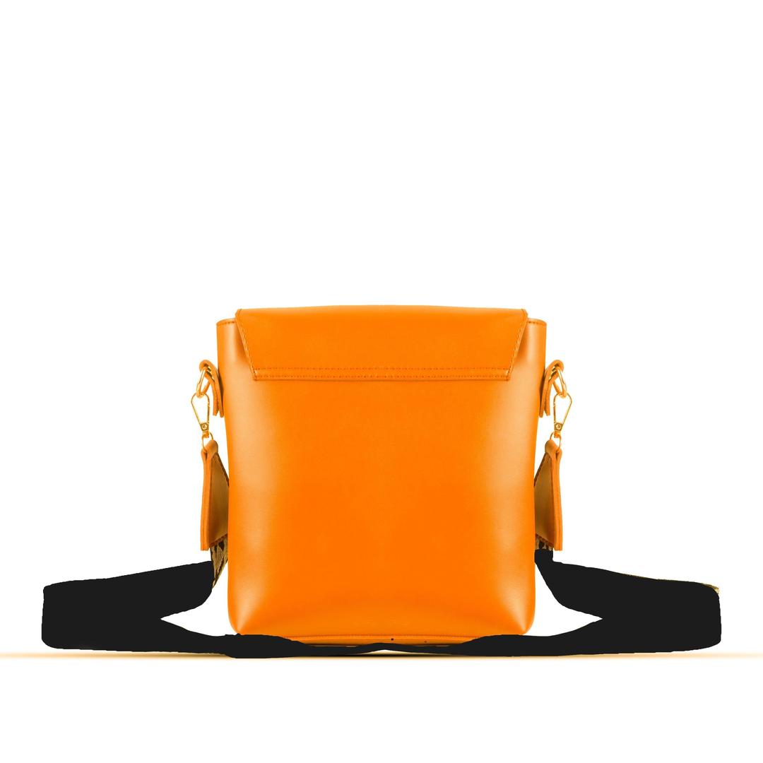 BagX - Quest Yellow PU Leather Crossbody, Yellow