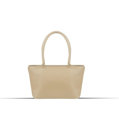 BagX - Poppy Beige PU Leather Shoulderbag, Beige