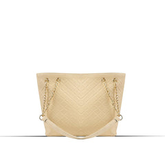 BagX - Bambi Beige PU Leather Totebag, Beige