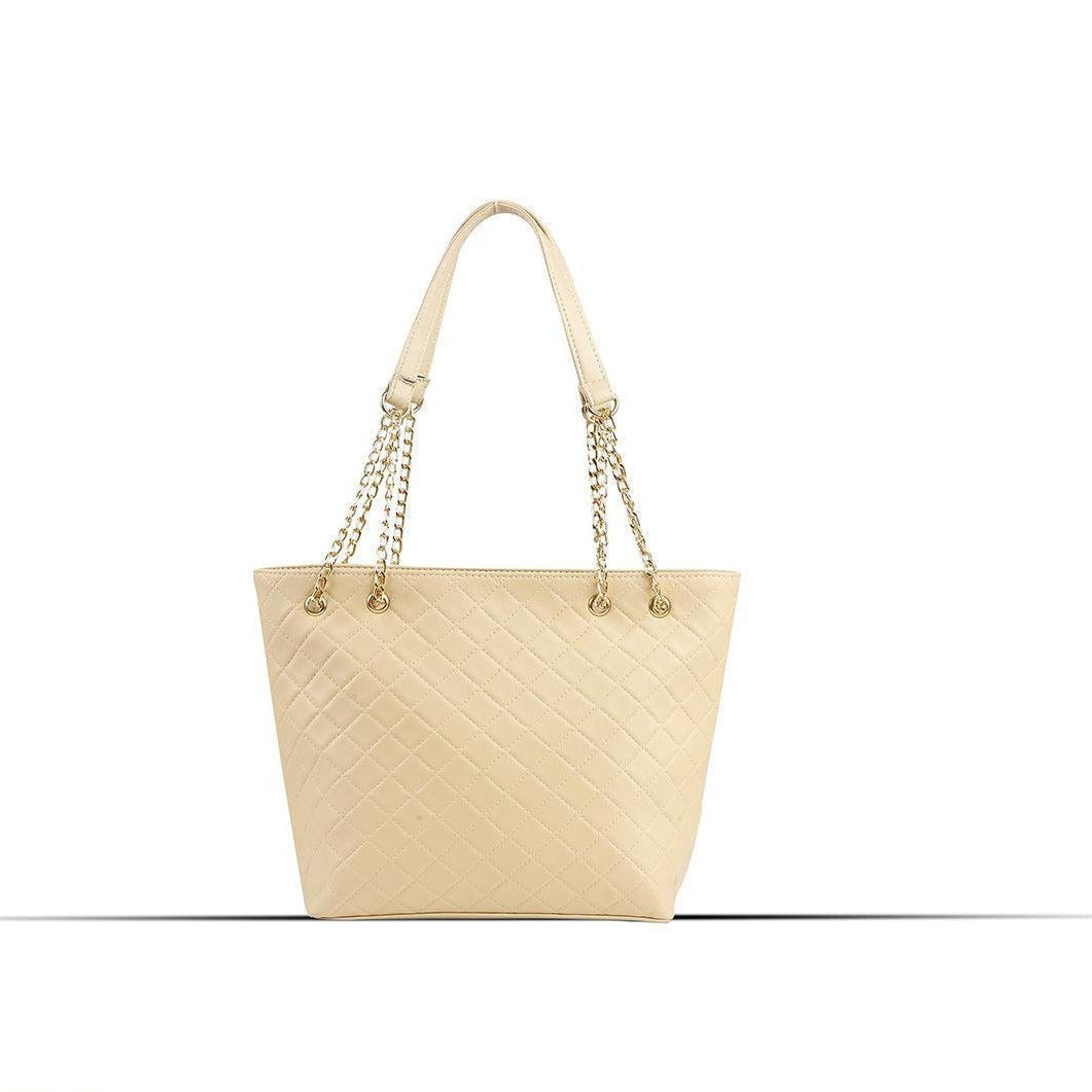 BagX - Bambi Beige PU Leather Totebag, Beige