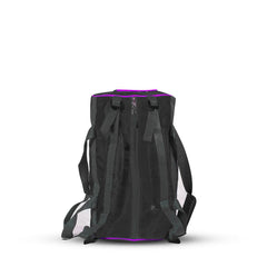 BagX - Journey Duffel Black / PUrple Parachute Duffelbag, Black/PUrple